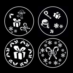 Christmas Breakup Gobo Series of 4 Designs