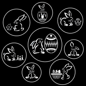 Easter Bunny Gobo Series of 8 Designs