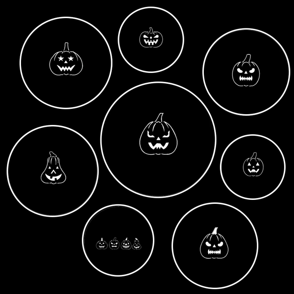 Jack-O-Lantern Halloween Gobo Series