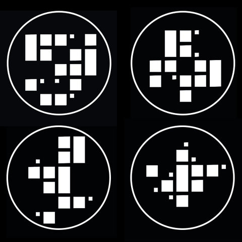 Cubic Gobo Series of 4 Designs