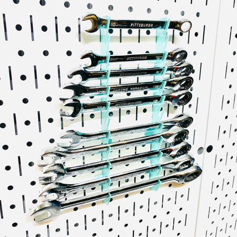 Wrench Organizer for Pegboards