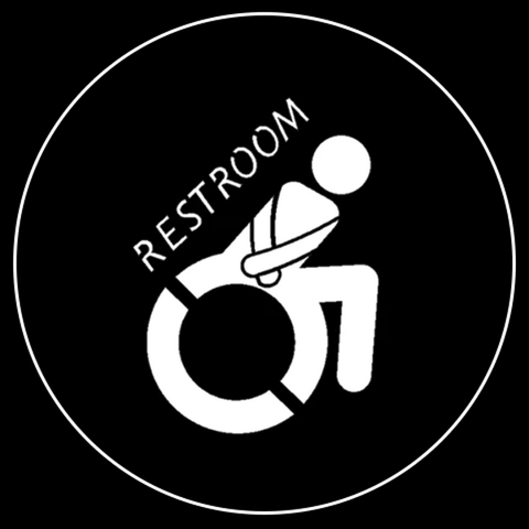 Bathroom Convention Gobo - Handicapped Restroom