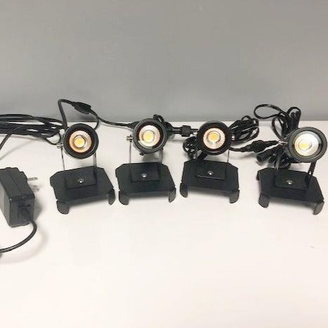 MIni Spotlights set of 4 (Flat Base)
