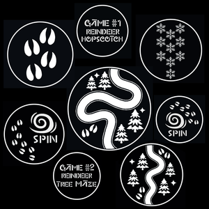 Reindeer Tree Maze Gobo Collection