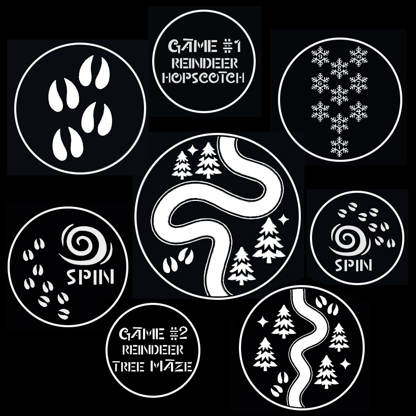 Reindeer Tree Maze Gobo Collection