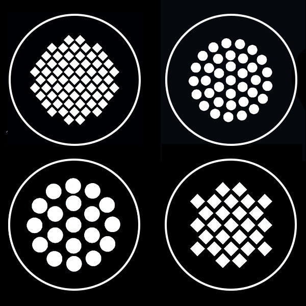 Diffusion Gobo Series of 4 Designs
