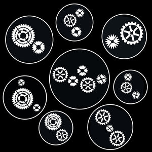 Gears Gobo Series of 8 Designs