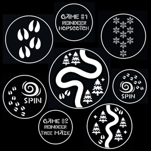 Reindeer Tree Maze Gobo Series of 8 Designs