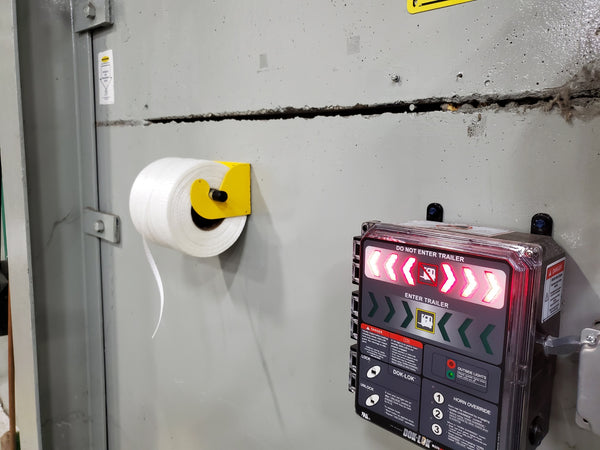 Wall-Mounted Cable Spool Holder - Customer Show