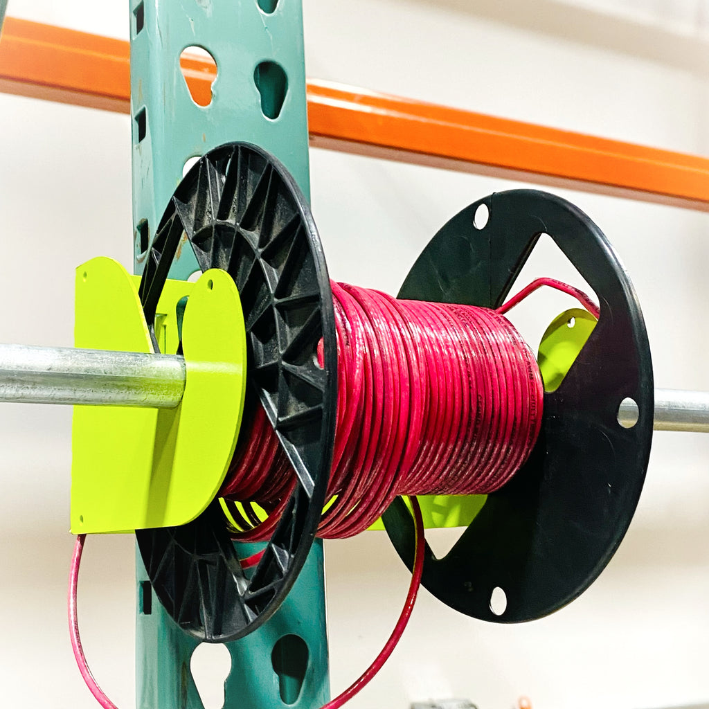 Cable Spool Holder for Pallet Rack – gobonomics