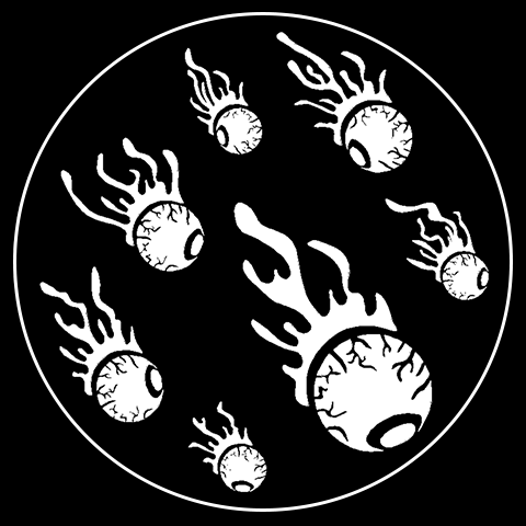 Falling Eyeballs Graphic Art Gobo