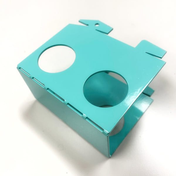 Dual Wine Bottle Holder for Pegboard or Slot Board
