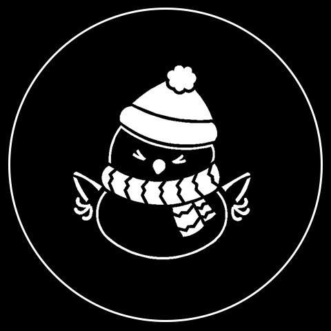 Christmas Winter Snowman Gobo