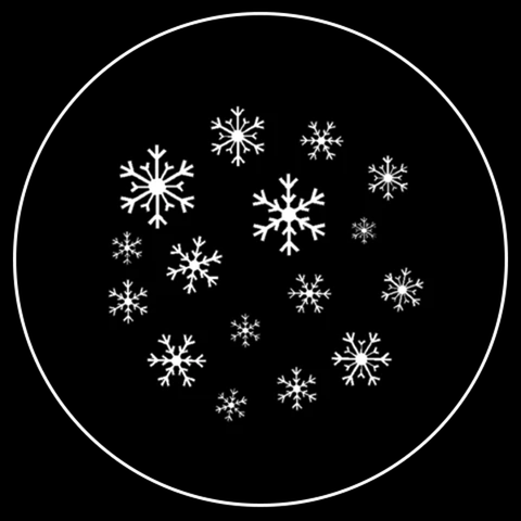 Classic Snowflake Gobo 8 of 8