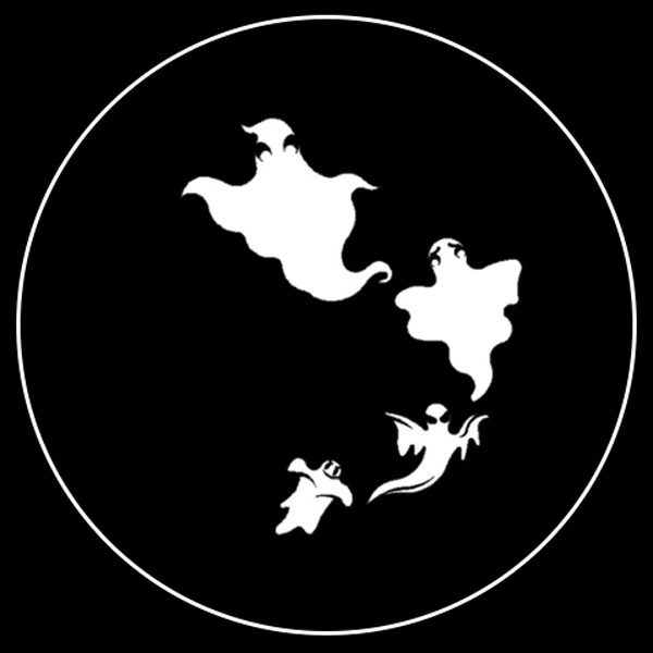 Happy Halloween Ghosts Gobo Series of 9 Designs