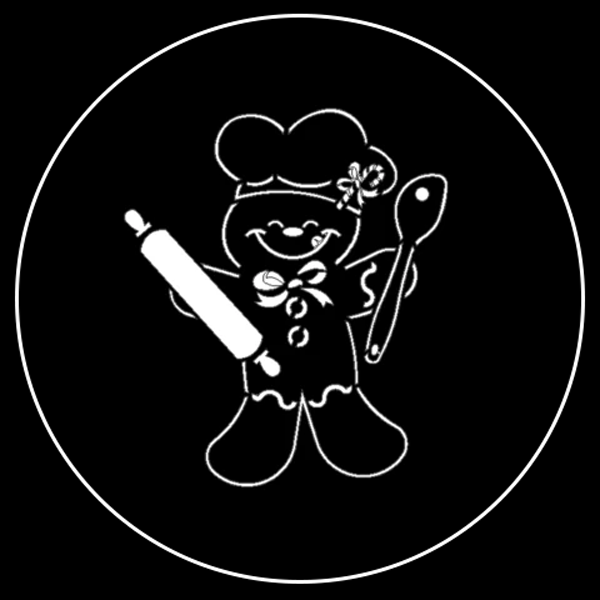 Christmas Gingerbread Gobo Series of 8 Designs
