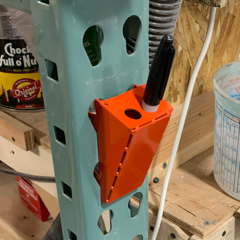 Pallet Rack Pen Holder
